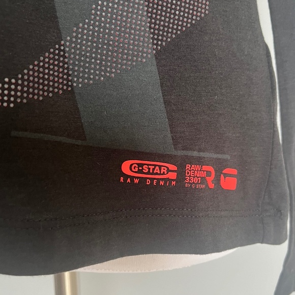 G Star Raw Ruby V T Logo Women's Cotton V-neck Casual Top T-Shirt Large - Picture 4 of 12